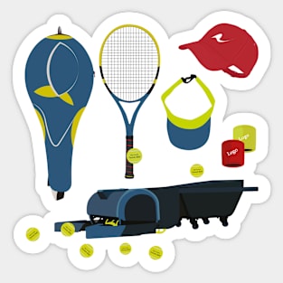 Tennis Accessories Stickers Sticker